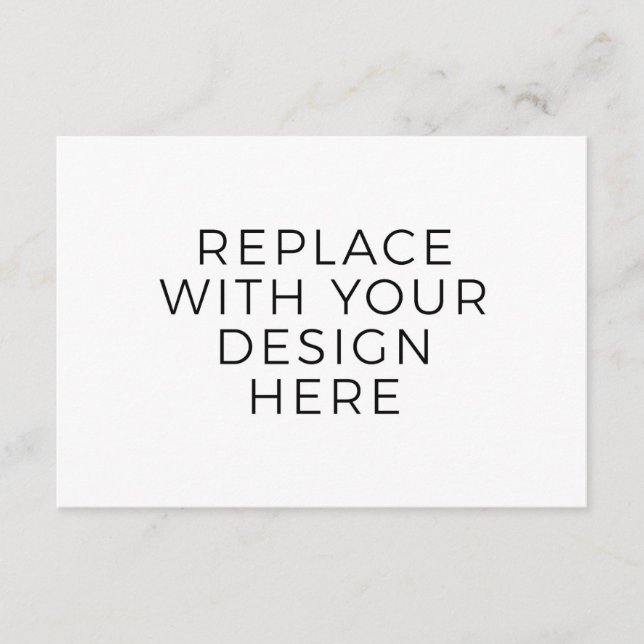 Cartão De Informações Impressão de placa 5x3.5 (Frente)