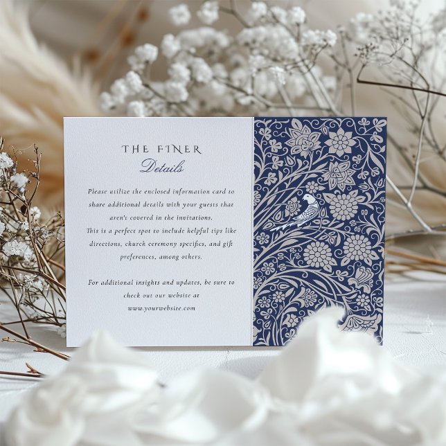 Cartão De Informações Informações Detalhadas De Casamento De Pássaros Vi (Criador carregado)