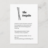 Informações do Casamento com Hashis Detalhes do En