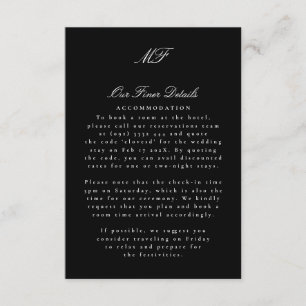 Cartão De Informações Informações sobre detalhes do casamento branco pre