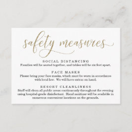 Cartão De Informações Informações sobre Máscara de Segurança Covid 19 Di