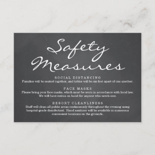 Cartão De Informações Informações sobre Máscara de Segurança Covid 19 e 