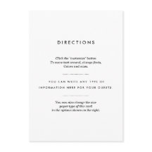 Inserto de Casamento Minimalista