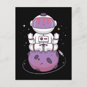 Cartão De Informações Ioga Espacial 