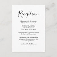 Isabella Modern Script Recepção de casamento