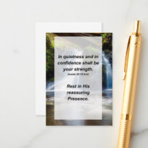 Isaiah 30:15 Em silêncio e confiança