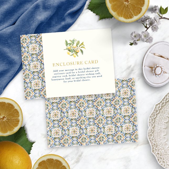 Cartão De Informações italiano (Italian Enclosure Card
)