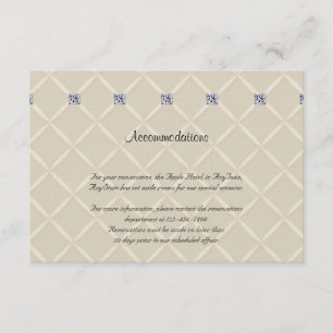 Cartão De Informações Ivory Quilling Bling Diamantes Posh Wedh Insert