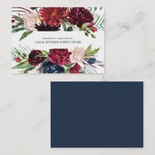 Cartão De Informações Jardim do outono   Gabinete do Registro de Present