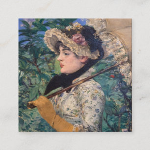 Cartão De Informações Jeanne (Primavera) Por Édouard Manet