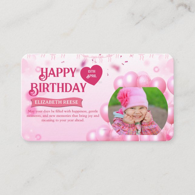 Cartão De Informações Jump and Play Birthday Invitation Photo Card  (Frente)