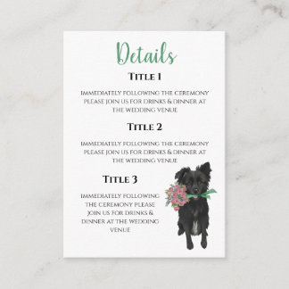 Cartão De Informações Kendal Enclosure Card