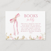 Laço Floral Elegante Livros para Bebê Menina de Fl
