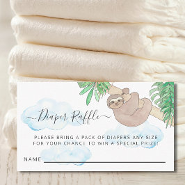 Cartão De Informações Lama Fralda Neutra do Gênero Chá de fraldas de Raf