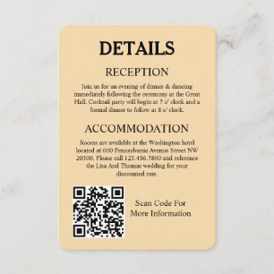 Cartão De Informações Lanterna Verde Musgo Desenho Boho Casamento