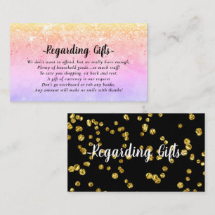 Cartão De Informações Largura mágica de lua de mel com poço de desejo C