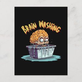 Cartão De Informações Lavagem cerebral