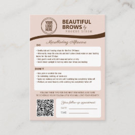 Cartão De Informações Lembrete de Atenção e Compromisso da Medula Óssea