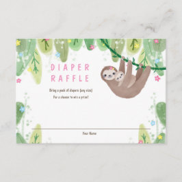 Cartão De Informações Lentidão com placa de gabinete Raffle de Fralda be