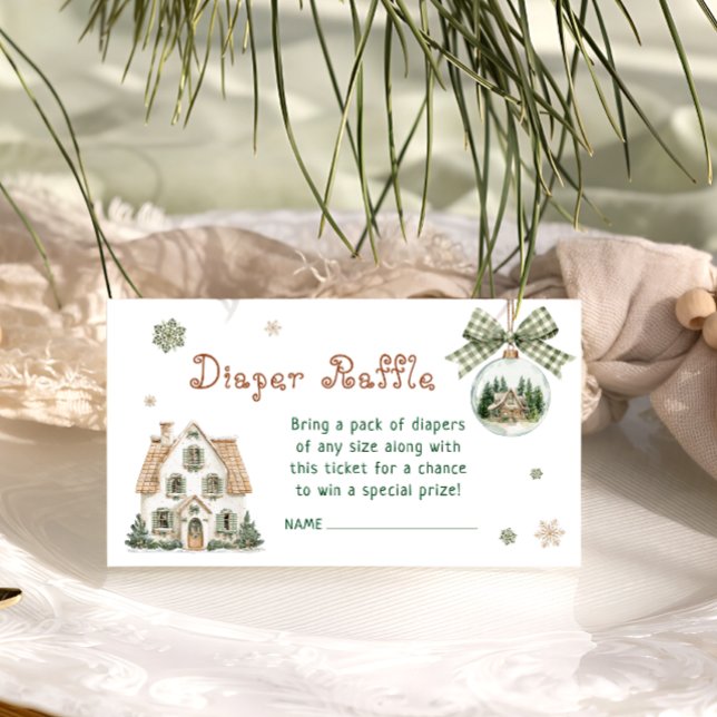 Cartão De Informações Leva Uma Aldeia Fralda Raffle (Criador carregado)