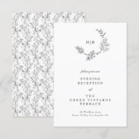 Linda Recepção de casamento Floral esboçada em Wre