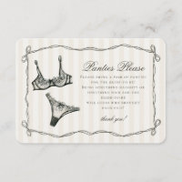 Lingerie preta Chás, por favor, convidem a inserir