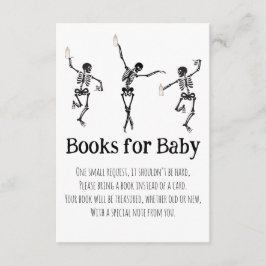 Cartão De Informações Little Boo Dancing Skeletons Books for Baby Insert