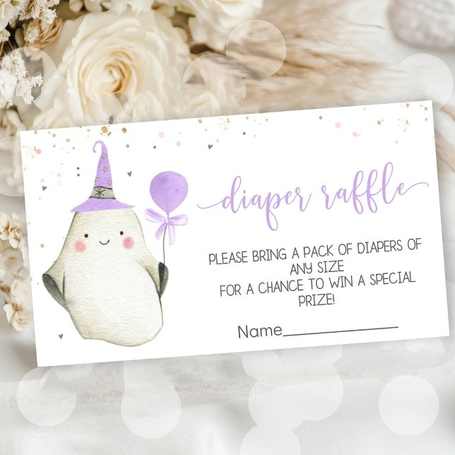 Cartão De Informações Little Boo está quase no Chá de fraldas (ittle boo is almost due,little boo baby shower games,ghost baby shower boo favor tag,halloween baby )