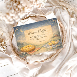 Cartão De Informações Little Chick Spring Diapper Raffle