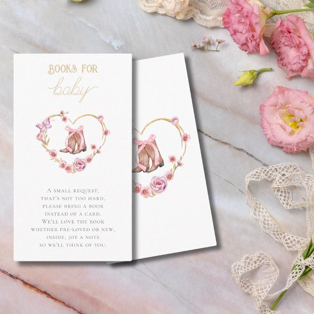 Cartão De Informações Little Cowgirl está no Way Books para Bebê (Criador carregado)