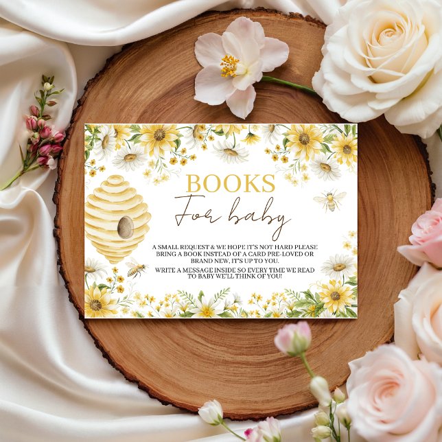 Cartão De Informações Little Honey Bee Books for Baby Request (Criador carregado)