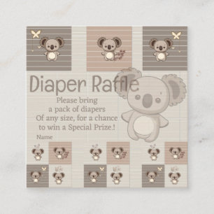 Cartão De Informações Little Koala Bliss