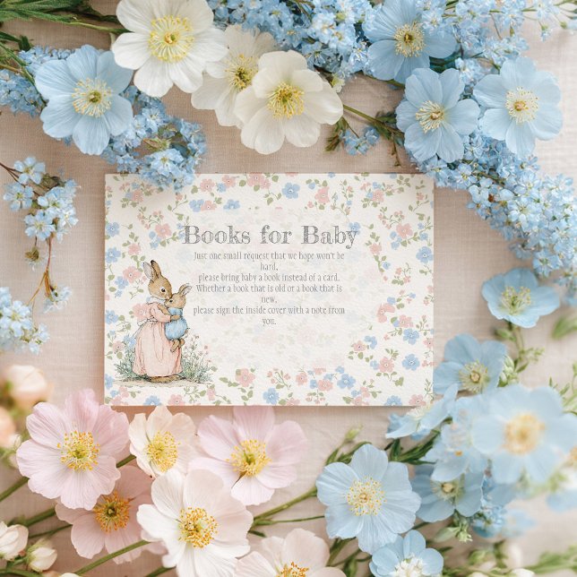 Cartão De Informações Little Peter Rabbit e Mamãe Livros para Bebê (Criador carregado)