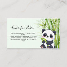 Livro de Bambu de Urso Panda para Churrasco de Beb