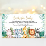 Cartão De Informações Livro de Chás de fraldas de Animais Safari para Ca<br><div class="desc">Apresentando nosso Livro de Chás de fraldas de Animais Safari para o Cartão de Bebê! Encoraje seus convidados a trazer um livro para o bebê com esses cartões de pedido de livro encantadores e personalizados. Com animais de safari adoráveis, estas cartas adicionam um toque de aventura ao seu chá de...</div>