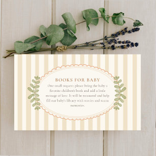 Cartão De Informações Livro de Chuvinha de Bebê Little Chick para Enclos