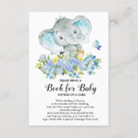 Livro de Chuvinha de Bebê Menino Elefante para Car