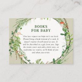 Cartão De Informações Livro De Ferro De Madeira Para Bebê