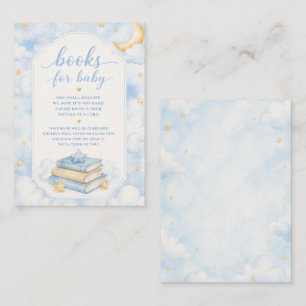 Cartão De Informações Livro de pedido de chá de bebê para menino Cloud N
