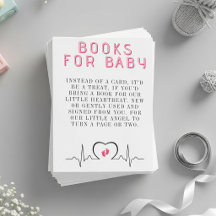 Livro de Solicitação de Chuvinha de Bebê Rosa Moni