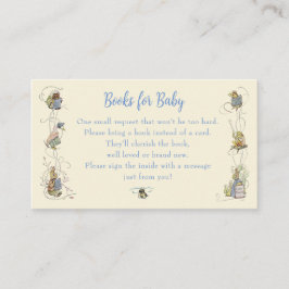Cartão De Informações Livros Clássicos do Peter Coelho para Bebê