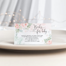 Cartão De Informações Livros cor-de-rosa sobre flocos de neve de natal