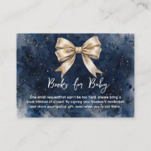 Livros de Arco Dourado de Inverno Azul Marinho Lav