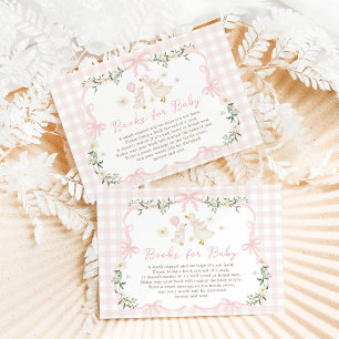 Cartão De Informações Livros de Arco rosa de ganso Bobo coquetel para me