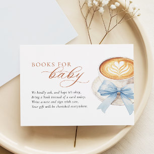 Cartão De Informações Livros de Bebê em Infusão Card