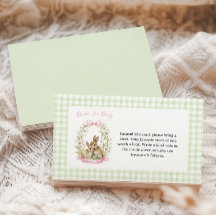 Livros de Bebê Vintage Bunny Verde Xadrez para Beb