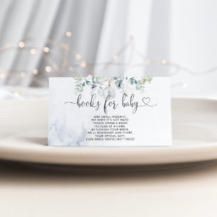 Cartão De Informações Livros de bolhas de inverno para o bilhete de beb