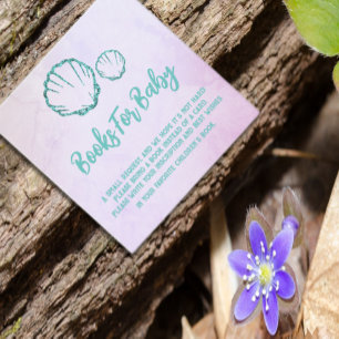 Cartão De Informações Livros De Chá de fraldas De Cadeias Para Bebê