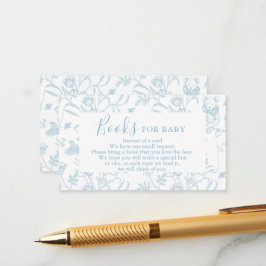 Cartão De Informações Livros de Chá de fraldas de Urso de Toile para Car