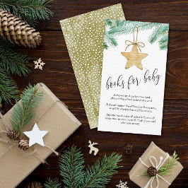 Cartão De Informações Livros De Chá de fraldas Feliz Para Bebê